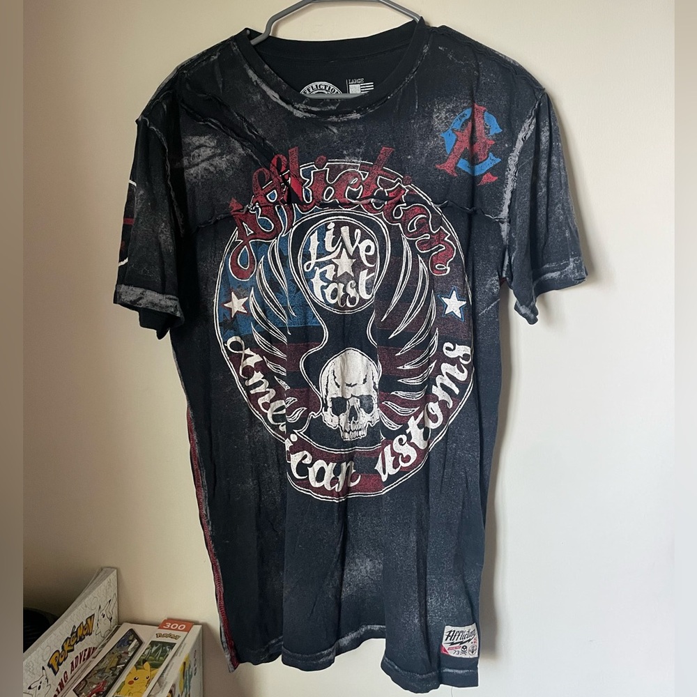 Y2K Affliction double sided tee